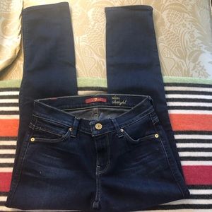 Seven for all Mankind Blue Slim Straight Size 24